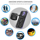 For Samsung Galaxy S21 FE 5G Kickstand Detachable Armband Phone Case(Purple)