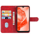 Leather Phone Case For TCL 205(Red)