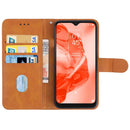 Leather Phone Case For TCL 205(Brown)