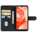 Leather Phone Case For TCL 205(Black)