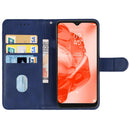 Leather Phone Case For TCL 205(Blue)