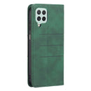 For Samsung Galaxy A22 4G Magnetic Splicing Leather Phone Case(Green)