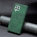 For Samsung Galaxy A22 4G Magnetic Splicing Leather Phone Case(Green)