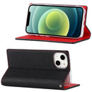 For iPhone 13 Litchi Texture Genuine Leather Phone Case With Lanyard & Holder & Card Slots & Wallet(Black)