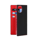 For iPhone 13 Litchi Texture Genuine Leather Phone Case With Lanyard & Holder & Card Slots & Wallet(Black)