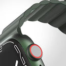 Mutural Liquid Silicone Magnetic Strap Watch Band For Apple Watch Series 7 41mm / 6&SE&5&4 40mm / 3&2&1 38mm(Blue)