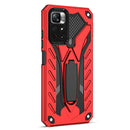 For Xiaomi Redmi Note 11 5G / Poco M4 Pro Shockproof TPU + PC Protective Phone Case with Holder(Red)