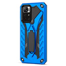 For Xiaomi Redmi Note 11 5G / Poco M4 Pro Shockproof TPU + PC Protective Phone Case with Holder(Blue)