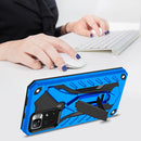For Xiaomi Redmi Note 11 5G / Poco M4 Pro Shockproof TPU + PC Protective Phone Case with Holder(Blue)