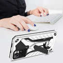 For Xiaomi Redmi Note 11 5G / Poco M4 Pro Shockproof TPU + PC Protective Phone Case with Holder(Silver)