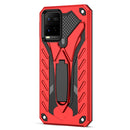For vivo Y21 / Y21s / Y33s 4G Shockproof TPU + PC Protective Phone Case with Holder(Red)