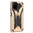 For vivo Y21 / Y21s / Y33s 4G Shockproof TPU + PC Protective Phone Case with Holder(Gold)