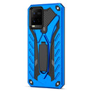 For vivo Y21 / Y21s / Y33s 4G Shockproof TPU + PC Protective Phone Case with Holder(Blue)