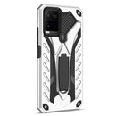 For vivo Y21 / Y21s / Y33s 4G Shockproof TPU + PC Protective Phone Case with Holder(Silver)
