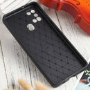 For Samsung Galaxy A21s Litchi Texture Sliding Camshield TPU Phone Case(Black)