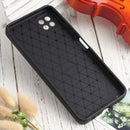 For Samsung Galaxy A22 5G Litchi Texture Sliding Camshield TPU Phone Case(Black)