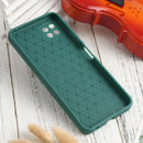 For Samsung Galaxy A22 5G Litchi Texture Sliding Camshield TPU Phone Case(Dark Green)