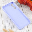 For Samsung Galaxy S21 FE 5G Litchi Texture Sliding Camshield TPU Phone Case(Light Purple)