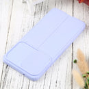 For Samsung Galaxy S21 FE 5G Litchi Texture Sliding Camshield TPU Phone Case(Light Purple)
