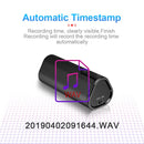 Q51 Intelligent HD Noise Reduction Remote Voice Control Recorder, Capacity:16GB(Black)