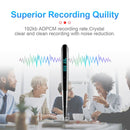 Q9 AI Intelligent High-definition Noise Reduction Conference Recording Pen Voice Control Recorder, Capacity:8GB(Black)
