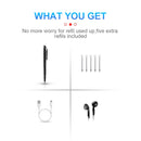 Q9 AI Intelligent High-definition Noise Reduction Conference Recording Pen Voice Control Recorder, Capacity:8GB(Black)