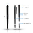 Q9 AI Intelligent High-definition Noise Reduction Conference Recording Pen Voice Control Recorder, Capacity:32GB(Black)