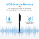 Q9 AI Intelligent High-definition Noise Reduction Conference Recording Pen Voice Control Recorder, Capacity:32GB(Black)