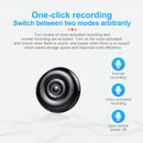 Q38 AI Intelligent High-definition Noise Reduction Voice Control Recorder, Capacity:4GB(Black)