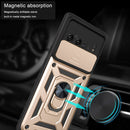 For Google Pixel 6 Pro Sliding Camera Cover Design TPU+PC Phone Protective Case(Gold)