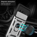 For Google Pixel 6 Pro Sliding Camera Cover Design TPU+PC Phone Protective Case(Silver)