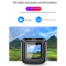 V9 AI Intelligent High-definition Noise Reduction Conference Voice Recorder,Support Real-time Camera Viewing, Capacity:4GB(Black)