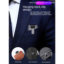 V9 AI Intelligent High-definition Noise Reduction Conference Voice Recorder,Support Real-time Camera Viewing, Capacity:4GB(Black)