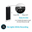 X2 AI Intelligent High-definition Noise Reduction Voice Control Recorder, Capacity:8GB(Black)