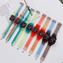 Jelly Gradient Transparent TPU Strap Watch Band For Apple Watch Series 7 45mm / 6&SE&5&4 44mm / 3&2&1 42mm(1)