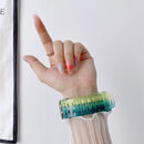 Jelly Gradient Transparent TPU Strap Watch Band For Apple Watch Series 7 45mm / 6&SE&5&4 44mm / 3&2&1 42mm(2)