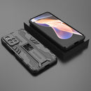 For Xiaomi Redmi Note 11 Pro Supersonic PC + TPU Shock-proof Phone Case with Holder(Black)