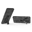 For Xiaomi Redmi Note 11 Pro Supersonic PC + TPU Shock-proof Phone Case with Holder(Black)