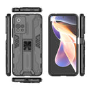 For Xiaomi Redmi Note 11 Pro Supersonic PC + TPU Shock-proof Phone Case with Holder(Black)