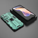For Xiaomi Redmi Note 11 Pro Supersonic PC + TPU Shock-proof Phone Case with Holder(Green)