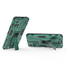 For Xiaomi Redmi Note 11 Pro Supersonic PC + TPU Shock-proof Phone Case with Holder(Green)