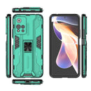 For Xiaomi Redmi Note 11 Pro Supersonic PC + TPU Shock-proof Phone Case with Holder(Green)