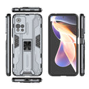 For Xiaomi Redmi Note 11 Pro Supersonic PC + TPU Shock-proof Phone Case with Holder(Grey)