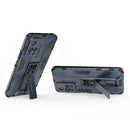For Xiaomi Redmi Note 11 Pro Supersonic PC + TPU Shock-proof Phone Case with Holder(Blue)