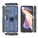 For Xiaomi Redmi Note 11 Pro Supersonic PC + TPU Shock-proof Phone Case with Holder(Blue)