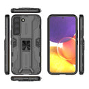 For Samsung Galaxy S22 5G Supersonic PC + TPU Shock-proof Phone Case with Holder(Black)