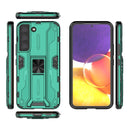 For Samsung Galaxy S22 5G Supersonic PC + TPU Shock-proof Phone Case with Holder(Green)