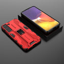 For Samsung Galaxy S22 5G Supersonic PC + TPU Shock-proof Phone Case with Holder(Red)