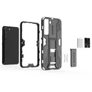 For Samsung Galaxy S22 5G Supersonic PC + TPU Shock-proof Phone Case with Holder(Red)