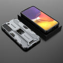 For Samsung Galaxy S22 5G Supersonic PC + TPU Shock-proof Phone Case with Holder(Grey)